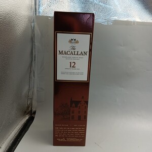 A MACALLAN マッカラン ウイスキー シェリーオーク 12年 容量700ml 40% 箱付 未開封