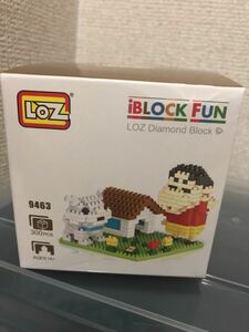 【即決・送料無料】　LOZ Nanoblock クレヨンしんちゃんコレクション　しんちゃん&シロ　未組立 ☆