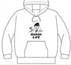 SUSURU RAMEN LIFE パーカー　ホワイト　XLサイズ　新品