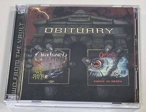 M6738◆OBITUARY◆SLOWLY WE ROT/CAUSE OF DEATH(2CD)輸入盤/米国産デスメタル