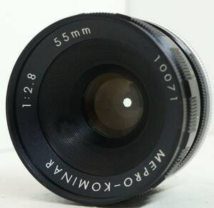 ~実写確認済~ ☆実用良品・人気の単焦点レンズ☆　M42マウント用 MEPRO-KOMINAR 55mm F2.8 (I0755)