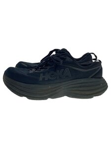 HOKA ONE ONE◆BONDI 8_ボンダイ8/24.5cm/BLK/ポリエステル/1127952