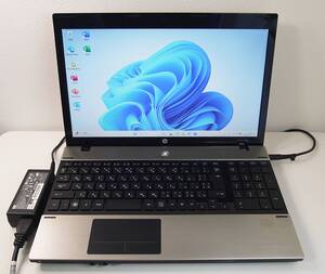 訳あり・送料込み【Win11 SSD MS office有り】hp ProBook 4520s Core i5 M560 メモリ4G