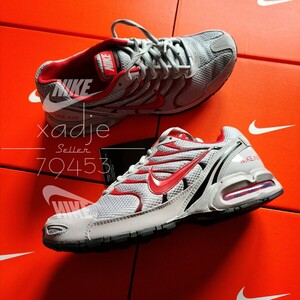 新品 正規品 NIKE ナイキ AIR MAX TORCH 4 エアマックス トーチ 灰 グレー 赤 レッド 黒 グラデーション 26cm US8 箱付き