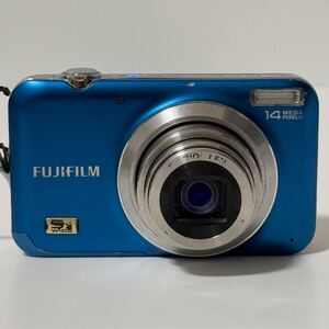 4【稼働品】FUJIFILM FINE PIX JX280 コンパクトデジタルカメラ ブルー フジフィルム 富士フィルム デジカメ 本体、バッテリーのみ 1円〜