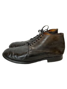 GUIDI◆デザートブーツ/レースアップブーツ/42.5/BLK/レザー