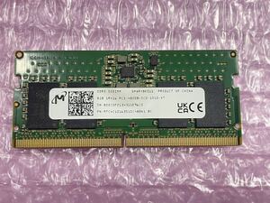 Micron PC5 4800B 8GB ノートPC SO-DIMM DDR5