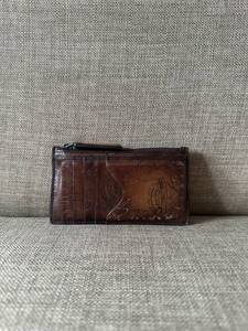 定価10,5万 Berluti KOA MAXI Card Holder ベルルッティ コアマキシ レザー 財布 フラグメントケース コインケース ホールマーク2つ 希少