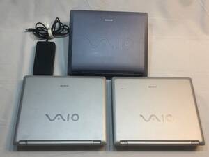 ♪ジャンク 3台SET VAIO VGN-K70B / 30B他 Pentium4 OS起動