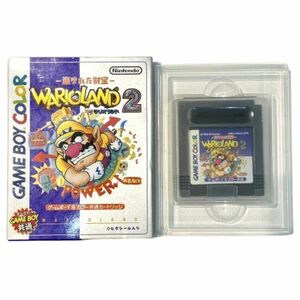 【Nintendo/ニンテンドー】GAME BOY COLOR/ゲームボーイカラー ソフト 盗まれた財宝 ワリオランド2【箱付】★46975