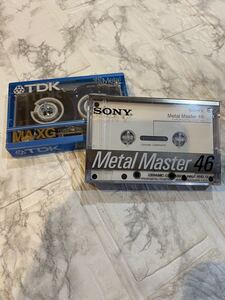 SONY カセットテープ Metal Master TDKカセットテープ METAL 希少　未使用