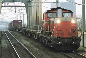 フィルム　鉄道写真　日本貨物鉄道(JR貨物)　DD51形500番台　Lサイズ