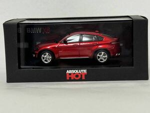 ABSOLUTE HOT 1/64 BMW X6 メタリックレッド