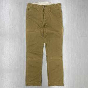 visvim ビズビム 14AW SLIM CHINO PANTS シンチバック テーパード スリム トラウザー ワーク チノ パンツ チノパン 1 中村ヒロキ FIL