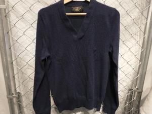 RALPH LAUREN RRL CASHMERE VNECK SWEATER NAVY ラルフローレン ダブルアールエル カシミヤ Vネックセーター ネイビー サイズS 店舗受取可