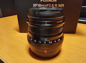 富士フィルム　XF16mm f2.8　売切です