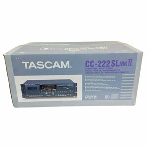 【未使用品】 TASCAM CC-222SLMKⅡ 業務用ＣＤレコーダー/カセットデッキ (タスカム recorder cassette deck cc-222 slmk2 )