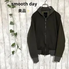 美品✨【smooth day】3 ブルゾン ジップ ドッキング カーキ 日本製