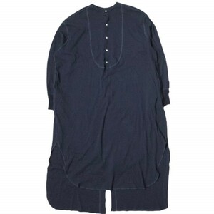 BEAMS BOY ビームスボーイ 22AW リブ ユーロヴィンテージ ワンピース 13-26-0003-101 ONE SIZE ネイビー 長袖 トップス g12145