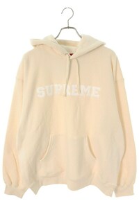 シュプリーム パーカー 24SS Collegiate Hooded Sweatshirt サイズ:XL カレッジロゴプルオーバーパーカー 中古 HJ12