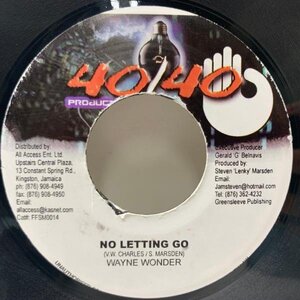 【ゼロ年代を代表するR&B風美メロ特大チューン】JAオリジナル 7インチ WAYNE WONDER No Letting Go 怪物リディム「Diwali」使用！45RPM.