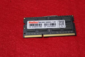 King Spec 8GB DDR3 1600MHz 1.35V