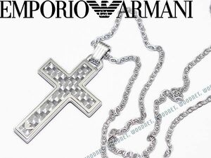 EMPORIO ARMANI エンポリオアルマーニ ネックレス シルバー×ブラック EGS1705040