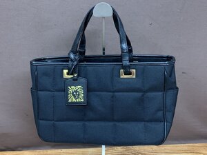 【NA-3658】ANNE KLEIN アンクライン ハンドバッグ ブラック系 キルティング 同梱可 東京引取可【千円市場】