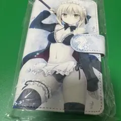 梱枝りこ　無人少女　手帳型スマホカバー　スマホケース　fate アルトリアオルタ