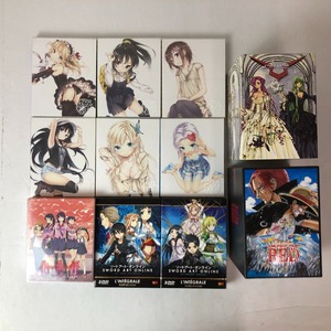 04wy5214●【1円～】アニメDVD BD BOX まとめ売り　ワンピース/ソードアートオンライン/コードギアス/化物語/僕たちは友達が少ない 中古品