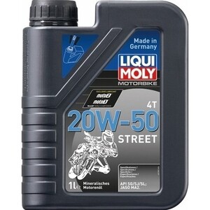 LIQUIMOLY リキモリ Motorbike 4T 20W-50 Street 1L (20855)