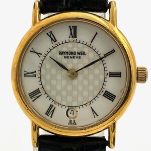 仙103 RAYMOND WEIL GENEVE 9923 18k Gold Electroplated レディース クォーツ 時計 レイモンドウィル ホワイト文字盤