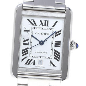 カルティエ CARTIER W5200028 タンクソロ XL デイト 自動巻き メンズ 保証書付き_837238