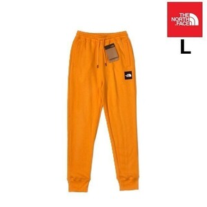 1円～!売切!【正規新品】THE NORTH FACE◆BOX NSE JOGGER ジョガーパンツ US限定 ボックスロゴ 裏起毛 アウトドア(L)オレンジ② 190110-5