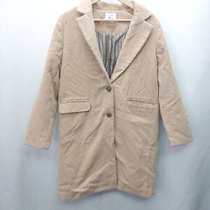 ■ OLIVE des OLIVE オリーブ デ オリーブ 長袖 ダッフルコート サイズM アイボリー系 レディース E