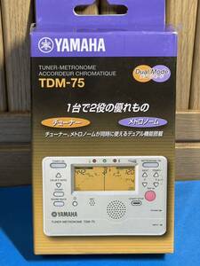 YAMAHA 録音機能付きメトロノームチューナー TDM-75