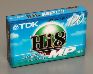 TDK 8ミリビデオカセットテープ/ MP120 Hi8●新品・未開封120分ビデオテープ