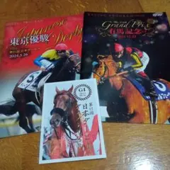 競馬 JRA ダノンデサイル ダービー 御駿印 ＆ レーシングプログラムセット