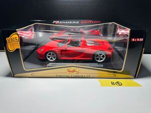 ◯未使用保管品 Maisto Special Edition 1/18 Porsche Carrera GT RED スペシャルエディション ポルシェ カレラGT ミニカー モデルカー B⑥