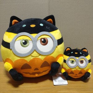 限定 minions minion Halloween ハロウィン パンプキン 黒猫 セット ボブ tim bob ぬいぐるみ ミニオンズ ミニオン コレクション 置物 飾り