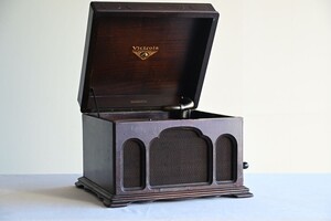 【ジャンク】Victrola 蓄音機 J1 91 蓄音器 SPレコード 再生機器 ヴィンテージ 希少 高級機 JI 91