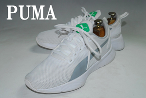 ◆DSC6728◆驚愕の完全売り切り！PUMA/プーマ/FLYER RUNNER JR/23㎝/ロー/ホワイト/口コミ高評価！圧巻の存在感！注目の１足！