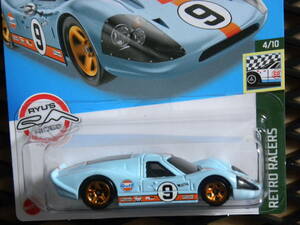 即決☆☆67 FORD GT 40 MK Ⅳ GULF RETRO RACERS ホットウィール Hot Wheels