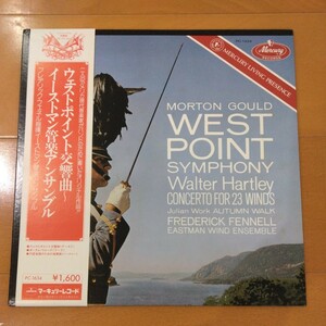 ウエストポイント交響曲　イーストマン管楽アンサンブル　フレデリック・フェネル指揮　1976年　LPレコード