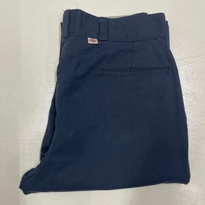 W36 NAVY 80s チビタグ SAMPLE 試作品 中古 DICKIES ワークパンツ ディッキーズ VINTAGE 42 TALON