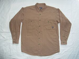 ☆ 00s ポルトガル製 Patagonia パタゴニア F02 ガンクラブチェック柄 オーガニック コットン シャツ sizeM ☆USA古着 90s OLD ビンテージ