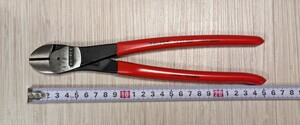 クニペックス【KNIPEX】250㎜7421-250 強力型斜ニッパー（ベントタイプ） 新品未使用★在庫あり