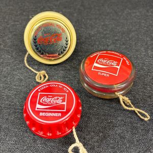 ［3点セット］ コカ・コーラ YO-YO 当時物 GENUINE RUSSELL SUPER / GOLD MEDAL 1980年 ロサンゼルスオリンピック / BEGINNER 241225