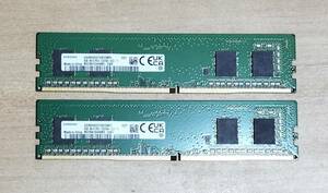 ☆動作確認済☆SAMSUNG DDR4-3200 PC4 25600 8GB 2枚組 16GB M378A1G44AB0-CWE