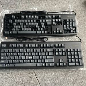 ジャンク　東プレ[Topre] TYPE HEAVEN 104-Key Keyboard 静電容量無接点方式スイッチ ブラック ZA0100 USBキーボード　2台セット